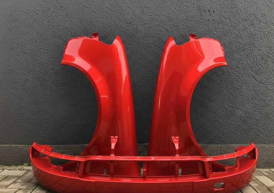 Bara & Aripa Fata Dreapta + Stanga Audi A4 B6 2000-2004 Vopsita Rosu