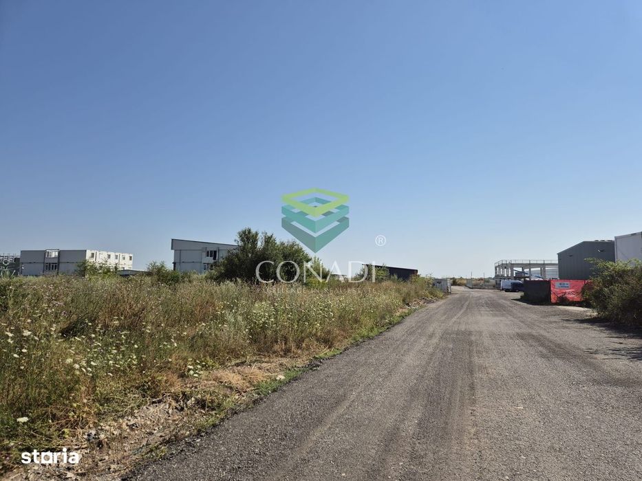 Teren de vanzare cu autorizatie pentru 2 hale - Otopeni - 10.000 mp