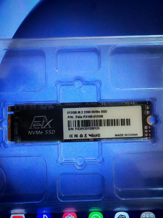 SSD nvme m.2 512 gb