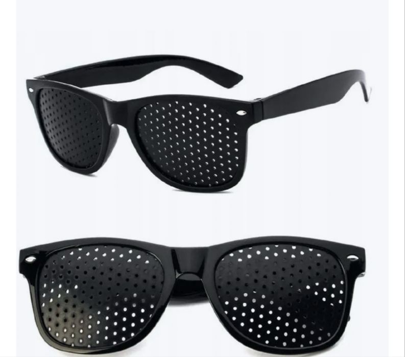 Очки-тренажёры с перфорацией