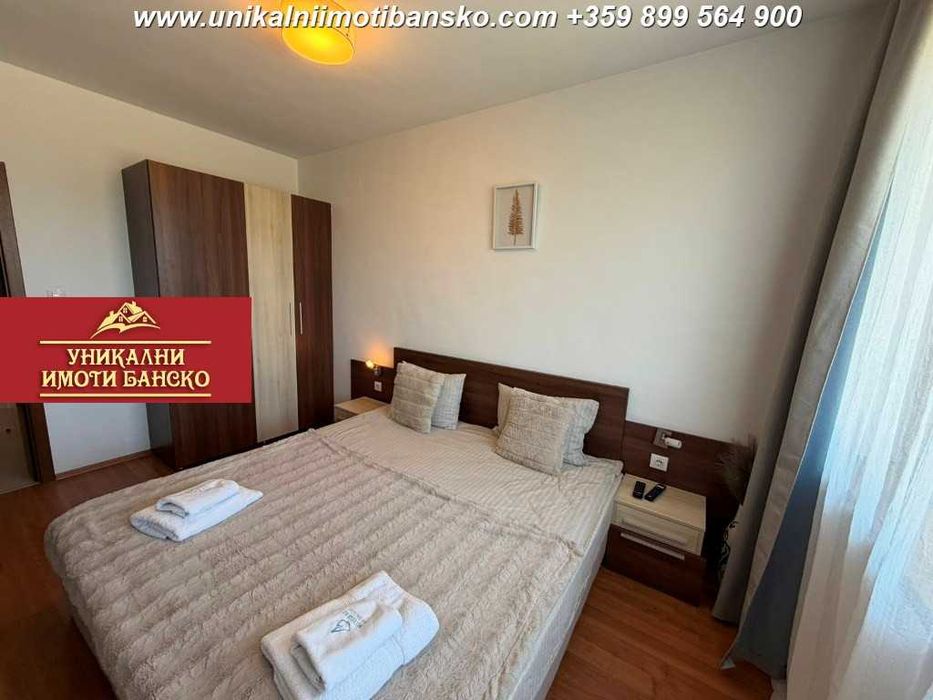 На метри от лифта! Двустаен апартамент за продажба в Банско - снимка 15