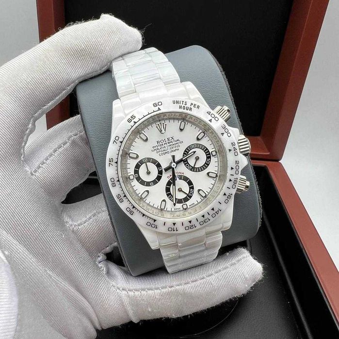 Кварцов мъжки часовник Rolex Daytona Panda Ceramics