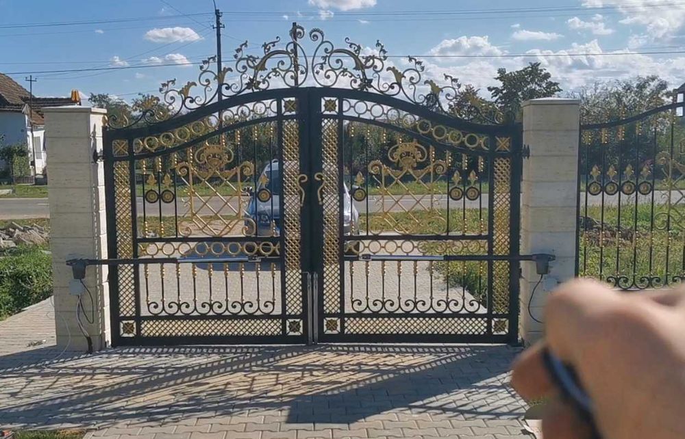 Automatizare poarta batanta culisanta sina Motorline montaj Bihor