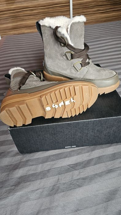 Нови Sorel 37 номер естествена кожа и велур