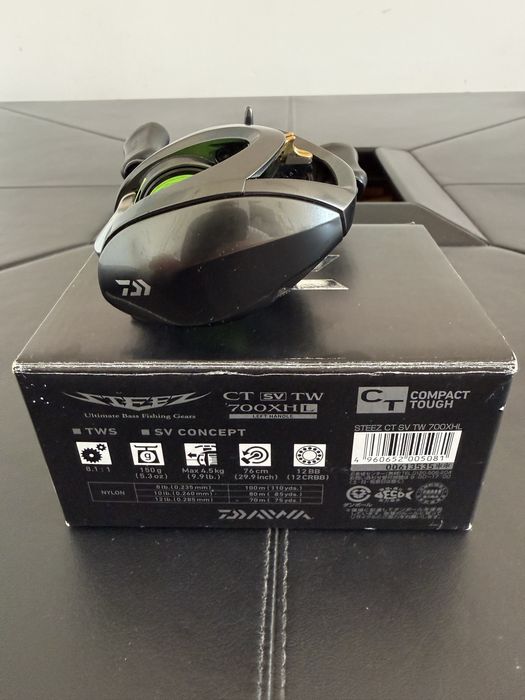 Daiwa Steez CT SV TW 700XHL , Raport recuperare 8.1:1 (76 cm)- Made in Japan