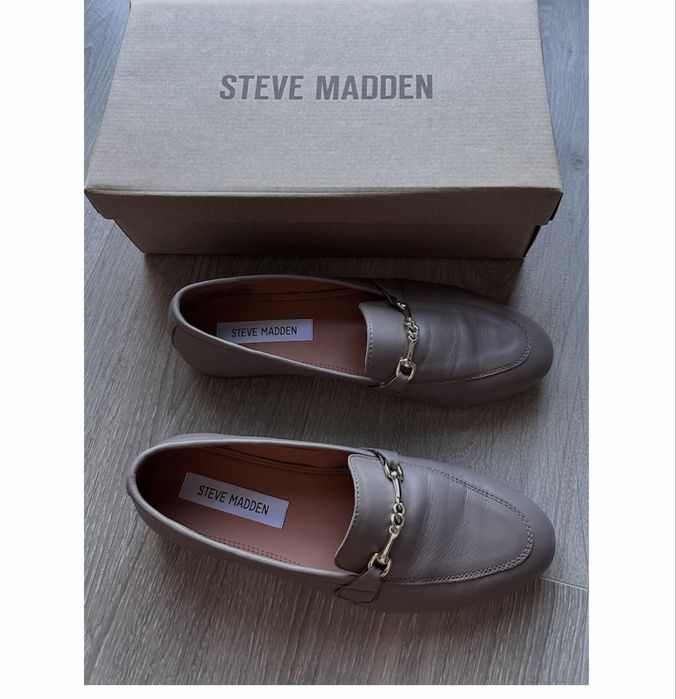 Есенни дамски  обувки (мокасини, лоуфъри) Steve Madden, естествена кожа