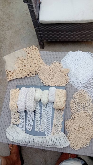 Плетени шевици за покривки или покривала