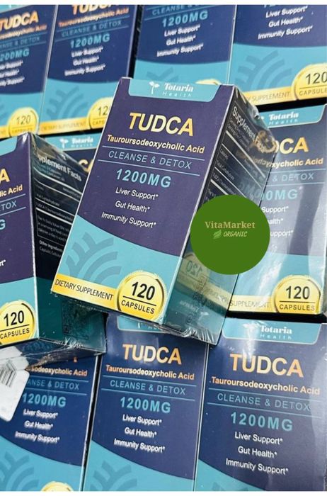 Tudca,120 kapsula,1200 mcg,Totaria firmasidan yuqori sifatli тудка