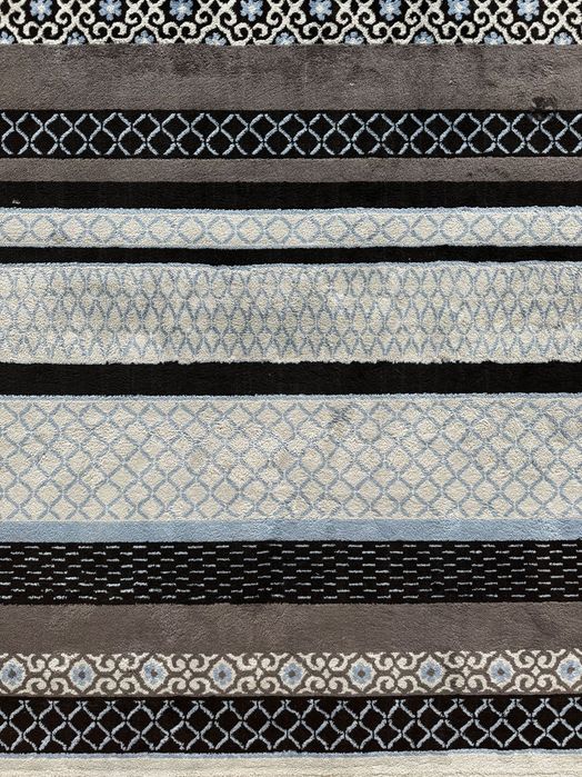 Ковер синий - серый, качественный 3м