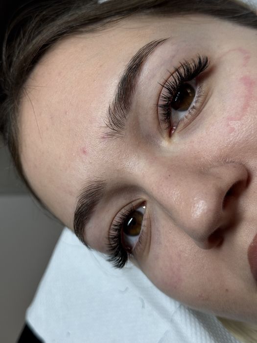 Extensii gene fir cu fir, stilizare sprancene, laminare gene&sprancene