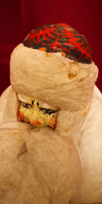 Дед Мороз.Папьемаше. 47см.