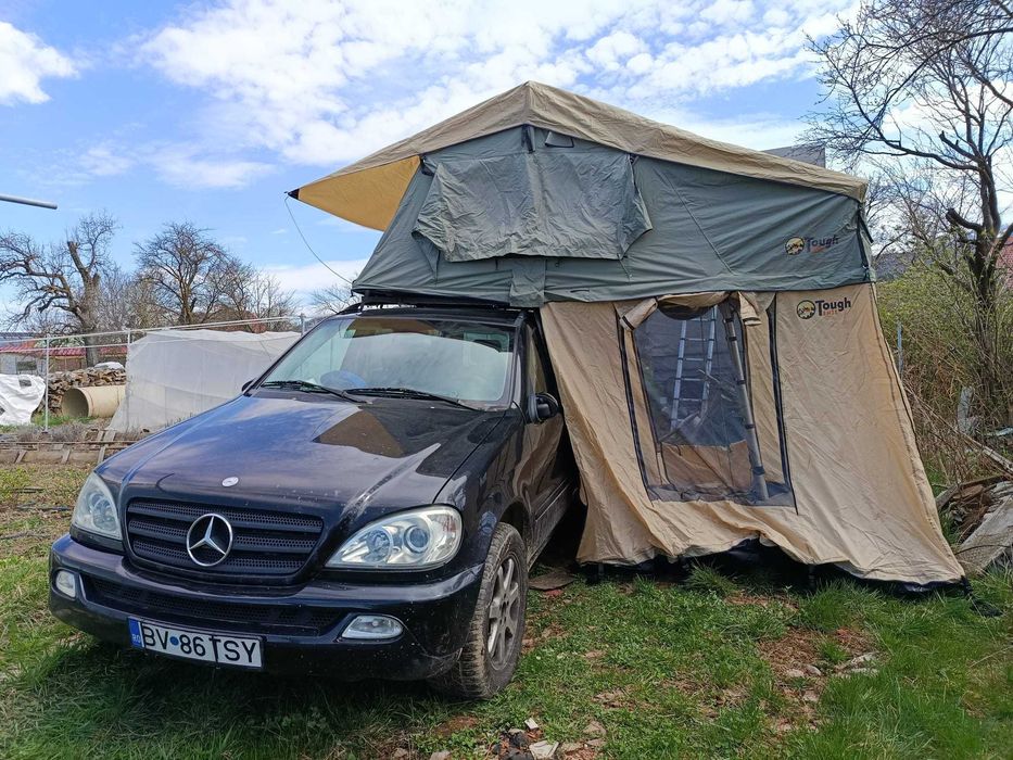 Mercedes-Benz ML 270 CDI + Cort auto pe plafon Tough Tents cu anexa (Full Overlanding Setup) | Se vand separat sau impreuna