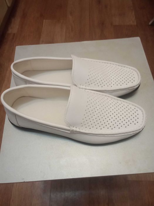 Туфли летние белые