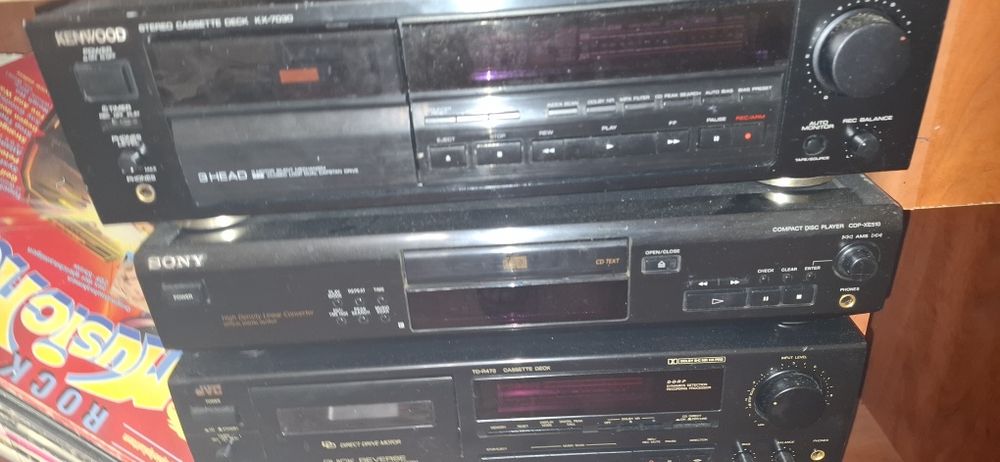 Audio vintage,  Technics,  jvc,  kenwood,  tesla b115,sony