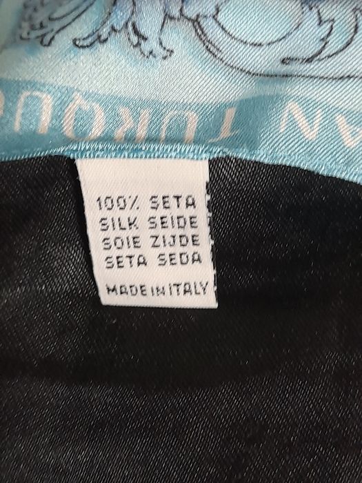 Esarfa   de LUX ' Versace- Dylan Turquoise  100%  matase