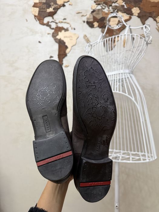 43 Мъжки обувки lloyd  боти естествена  кожа велур