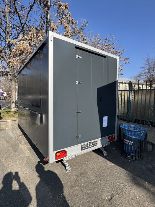 Vand auto rulota 4x2.3m, NOUA - omologata si inmatriculata