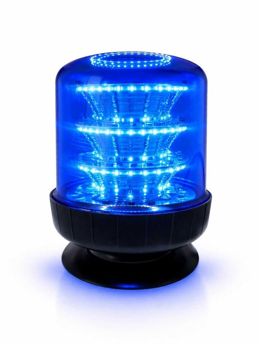 Аварийна сигнална лампа Blue 72LED Буркан за таван син Маяк
