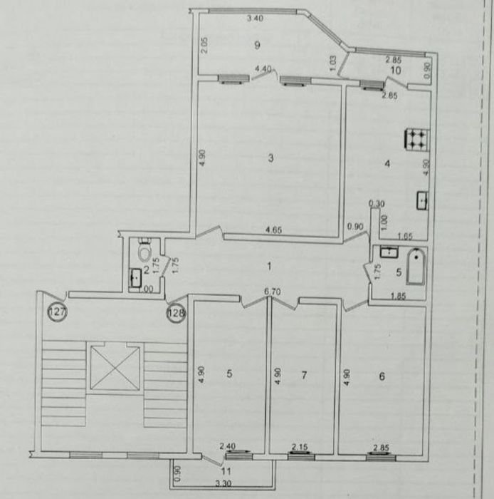 Юнусабад рн.  А. Темура. По улице Хидирали Эргашева. 4/9/9
