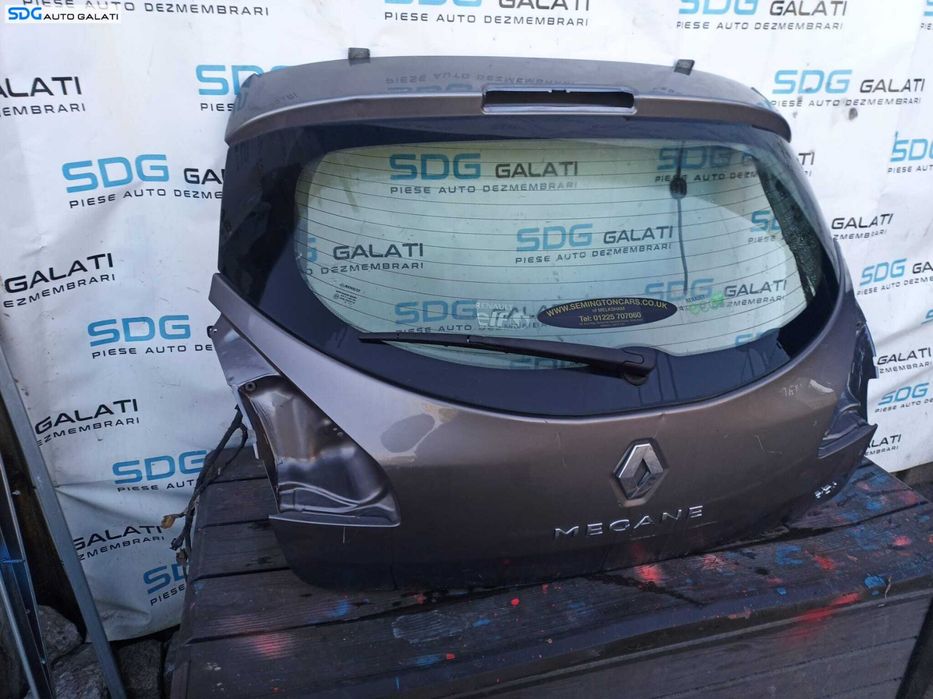 Haion Hayon Portbagaj Dezechipat cu Luneta Geam Sticla cu Imperfectiune Renault Megane 3 Hatchback 2008 - 2016 [1741]
