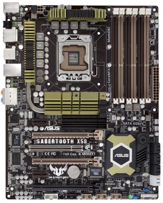 Дъно Дънна платка ASUS Sabertooth X58 1366 DDR3 до 48GB