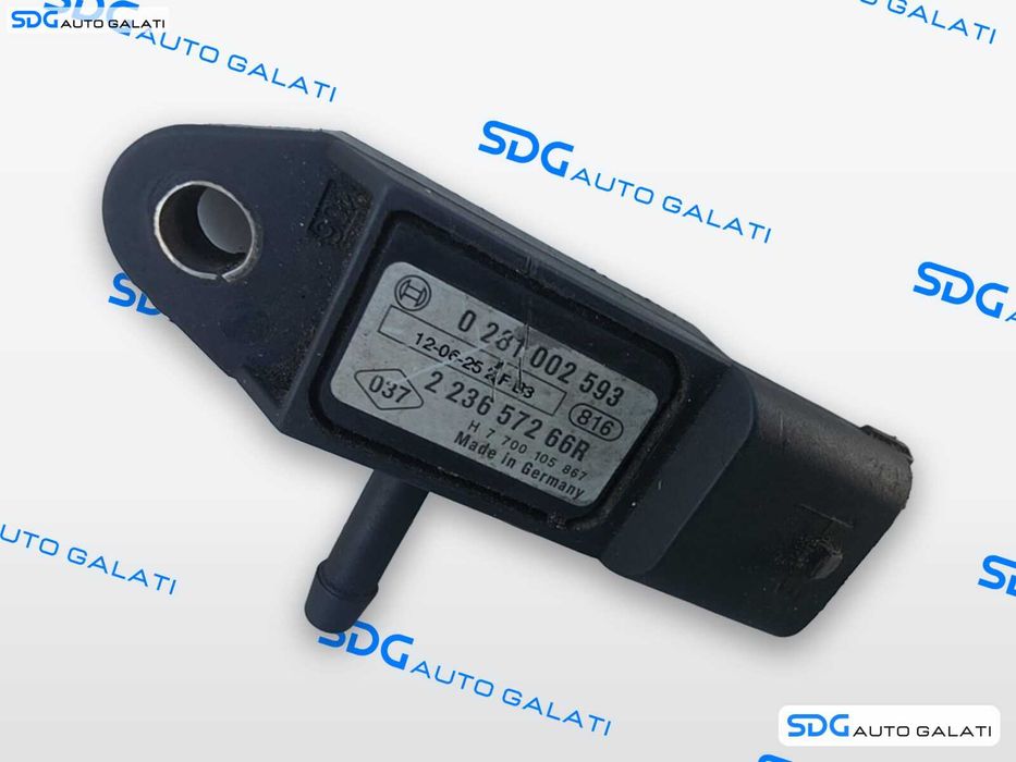 Senzor Presiune Galerie Admisie MAP Turbo Supraalimentare Gaze Renault Thalia 1 1.5 DCI K9K 2001 - 2008 Cod 223657266R, 0281002593 [N8466]
