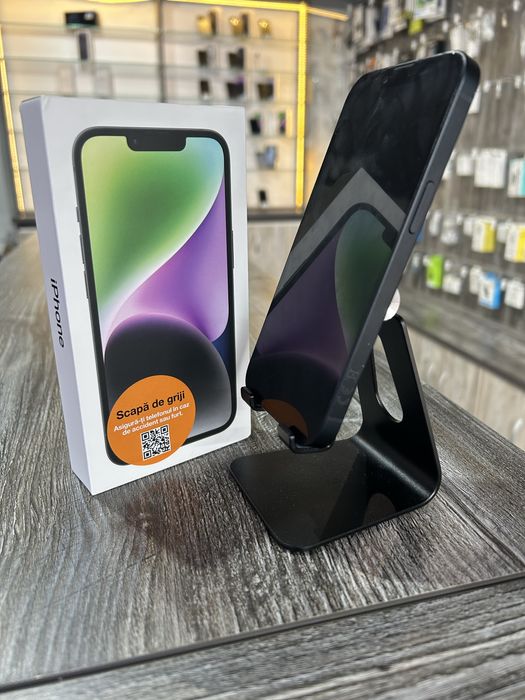 iPhone 14, Midnight 128GB, 100%