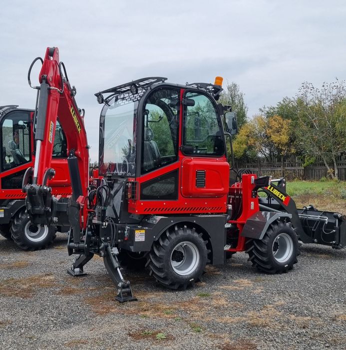 Buldoexcavator marca Lubeck model ALV 3.0 Garantie 2 ani NOU