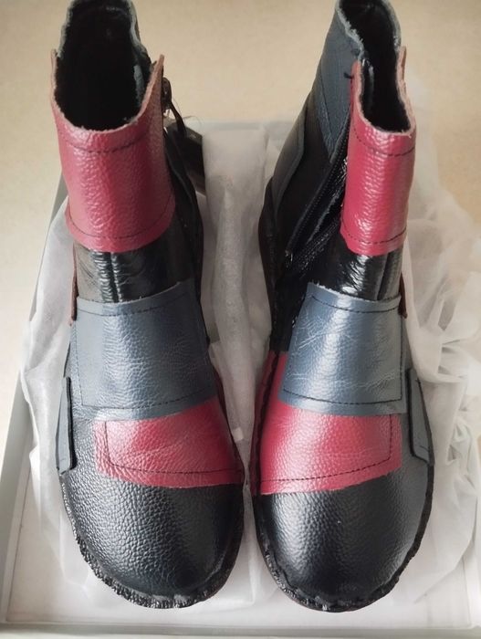 Боти естествена кожа