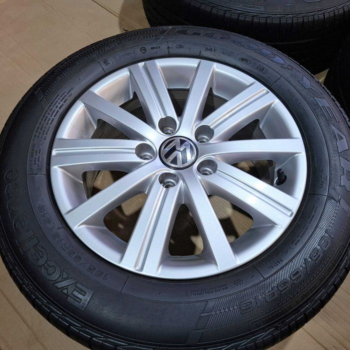 Roti 15" Aluminiu VW Originale Golf 5 6 7 Jetta Touran Caddy Passat B6/B7 Scirocco EOS New Beetle Octavia A3 Leon Altea 5x112 R15