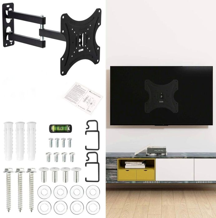 Поворотный угловой кронштейн 20×20 крепление оптом кранштейн для ТВ