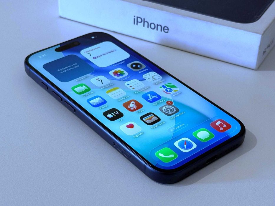 Бартер! iPhone 17 Pro Deep Blue (Син) 100% Батерия.
