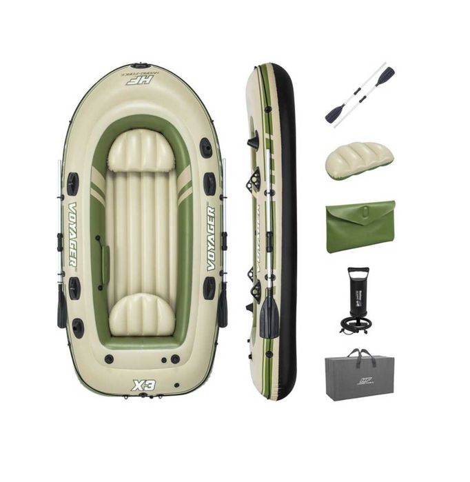 Лодка надувная 3х мест. Р-294x137x46см. Груз-360 кг Доставка бесплатно