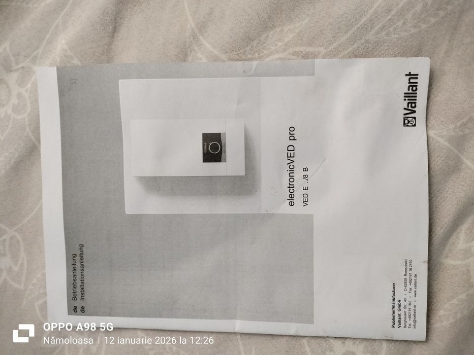 Instant pentru apă caldă