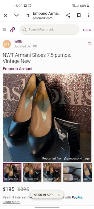 Emporio Armani дамски обувки 39 номер.