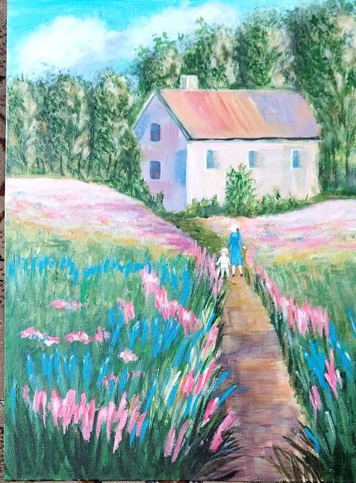 Картины, акрил, интерьер