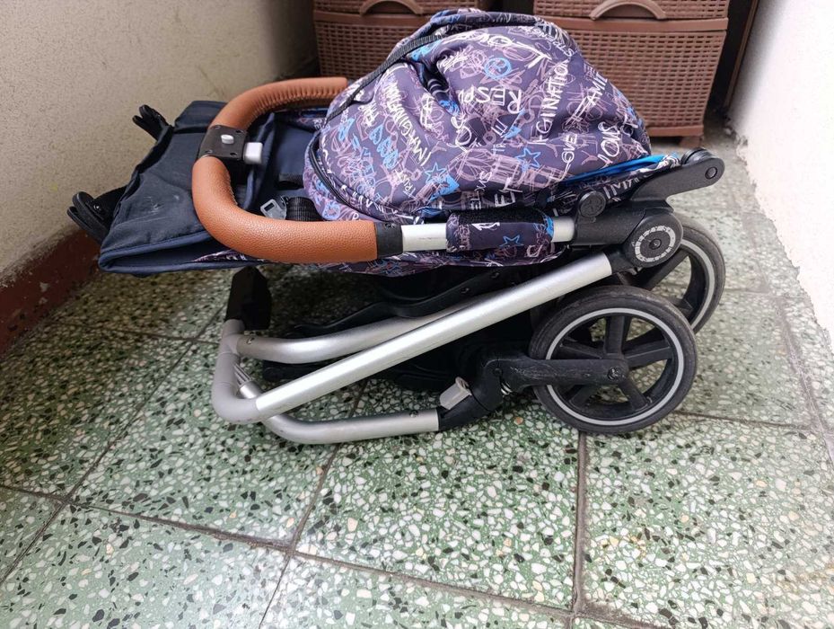 Детска лятна количка Cybex Eezy S Values for Life Trust blue 2019 синя