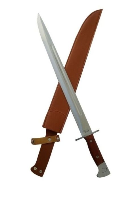 Maceta 50 cm / Cuțit Vanatoare tip Sabie + Husa Piele