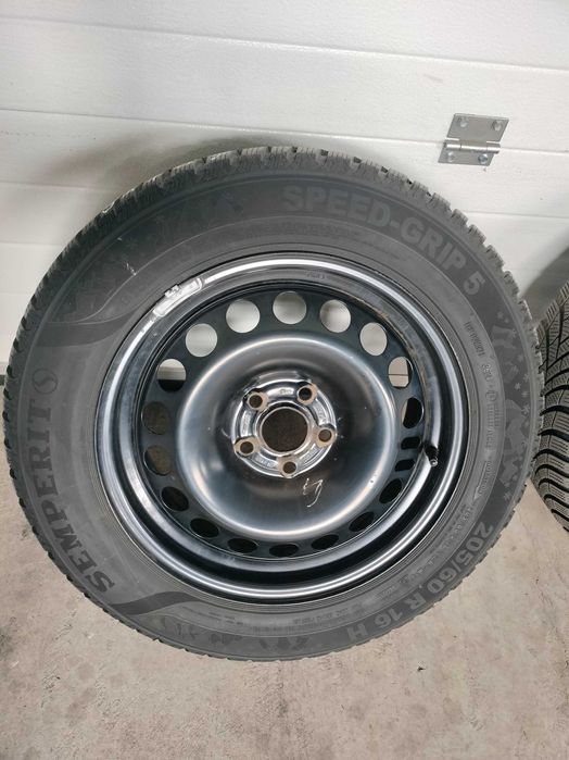 Jante 5x105 cu cauciucuri 205 60 16