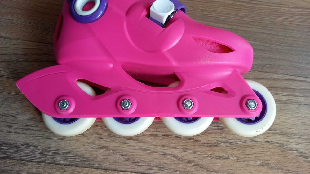 Детски ролери номер 30-32 розови Oxelo play 3