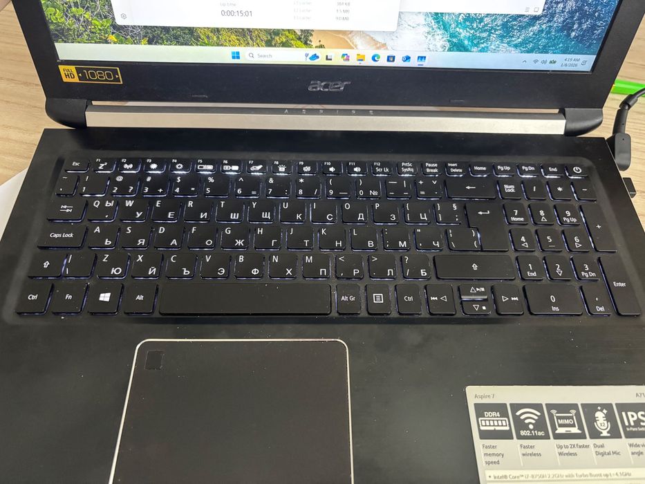 Лаптоп Acer Aspire 7