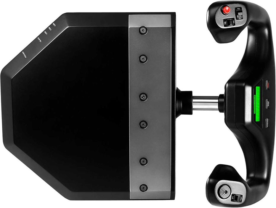 Контроли за авио-симулатор Logitech - G Flight Yoke System, черен (PC) & Logitech G PRO Flight Rudder Pedals