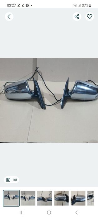 Oglinzi oglinda stanga dreapta crom cromate audi a4 b6 b7 2001 - 2007