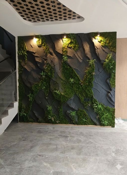 Декоративный  ландшафтный стены  из искуственный камень