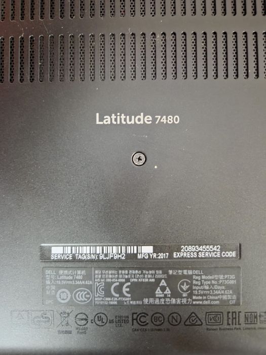 Dell Latitude 7480 Amanet BKG