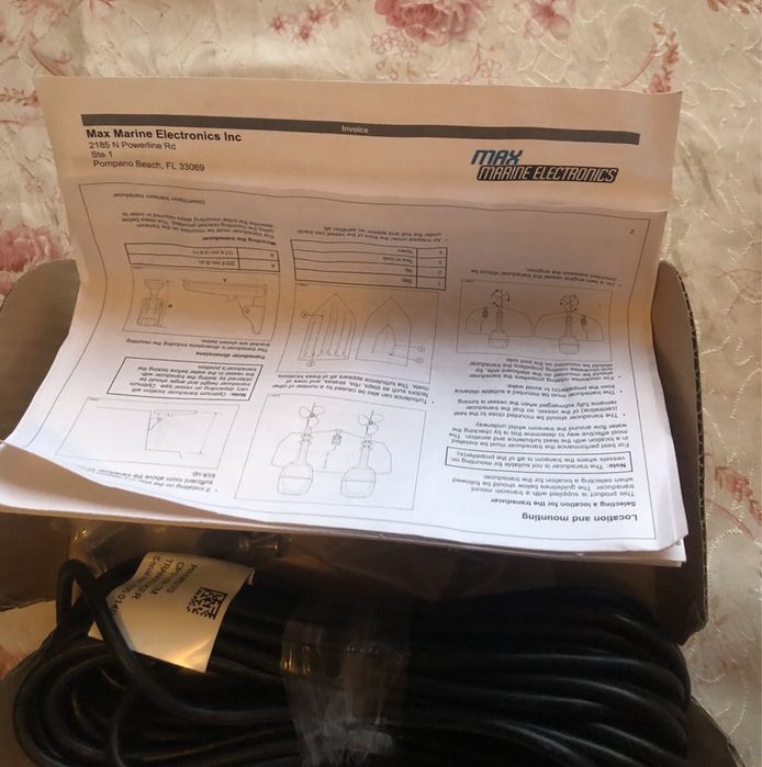 Raymarine - CPT-100 CHIRP сонда за монтаж на транец