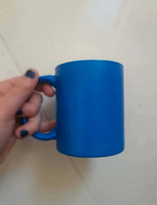Cani ceramica albastru