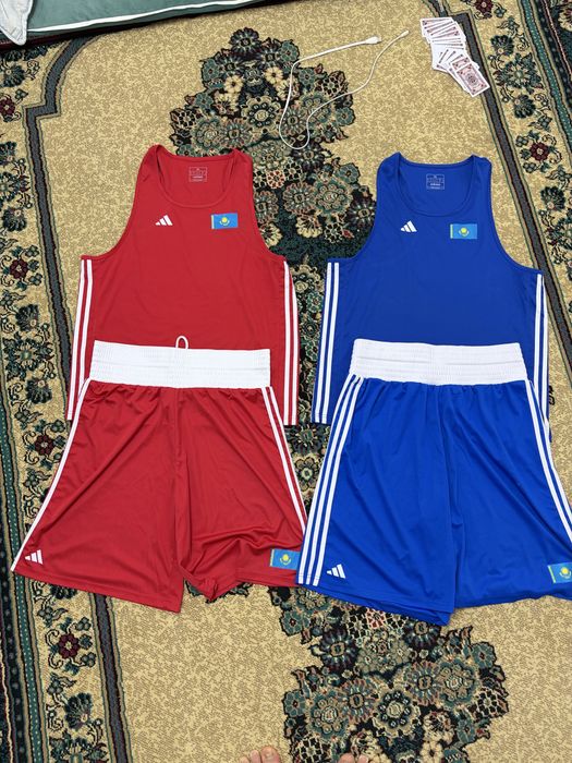 Adidas форма қызыл көк түсті сборни қазақстан киіп жүрген 2XL размер!!