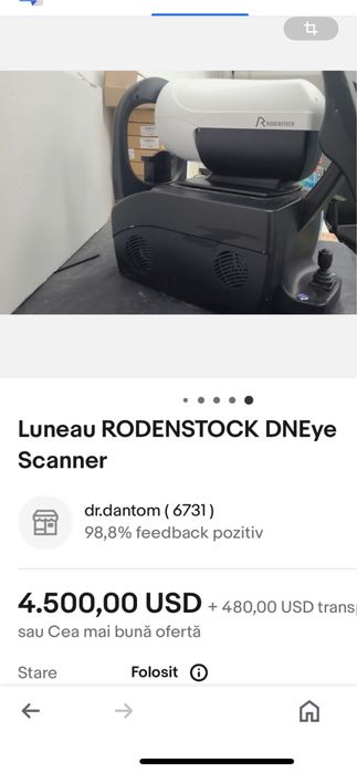 Scaner  Luneau  Rondestock Dneye pt cabinete oftalmologice