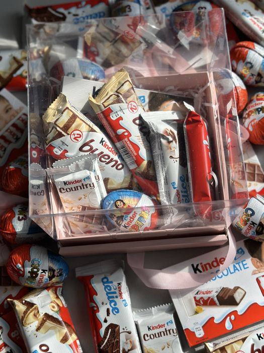 Киндер боксы на 8марта,14февраья